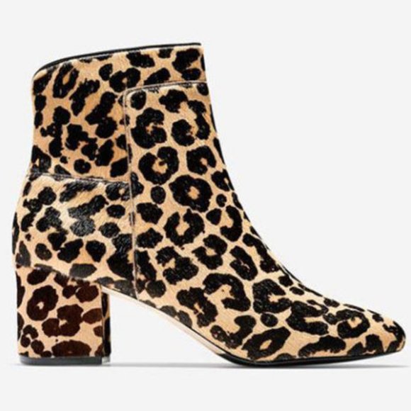 🔥EUC🔥 | Cole Haan | Arden | Leopard Print | Genuine Leather Bootie | Size … - Picture 1 of 16